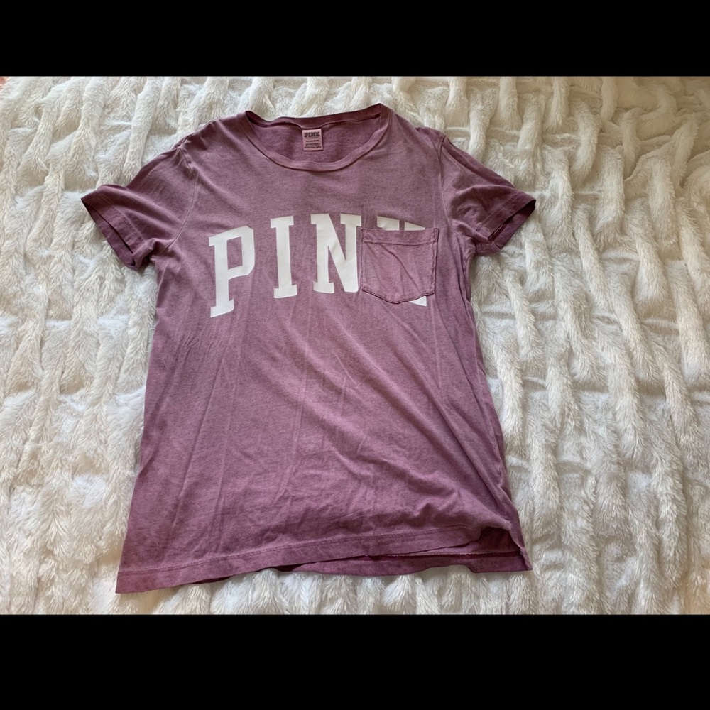 Pink Victoria secret oversized t